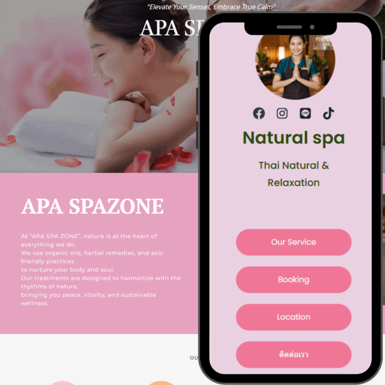 Spa & Beauty – T2 : เทมเพลตเว็บไซต์ร้านสปา พร้อมระบบจองคิวออนไลน์
